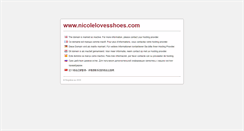 Desktop Screenshot of nicolelovesshoes.com
